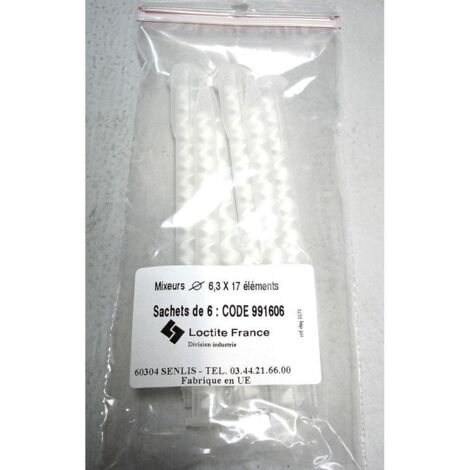 Buses mélangeuses PLX 50 (sachet de 6 pieces) - Loctite