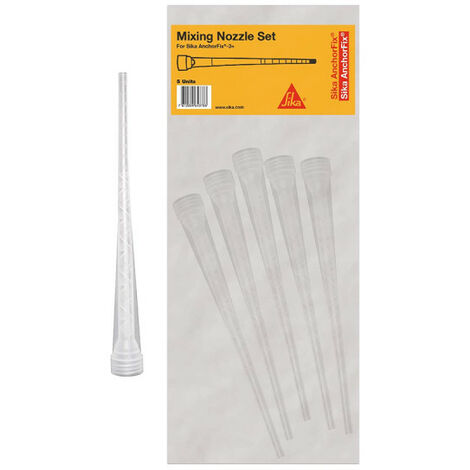 Buses mélangeuses pour scellement chimique – Lot de 5 – Pour résines SIKA Anchorfix – Mélange homogène pour applications professionnelles