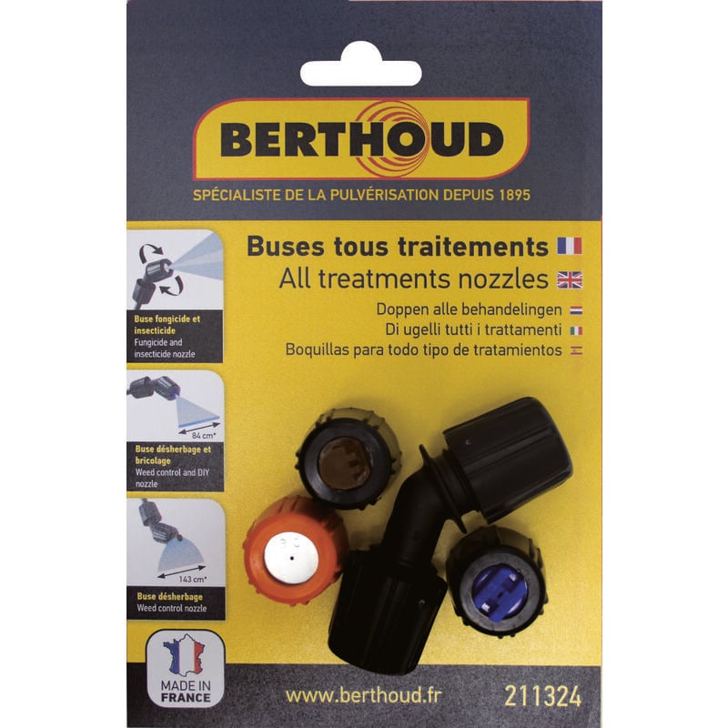 Berthoud - Kit buses tous traitements Garantie 2 ans - Noir