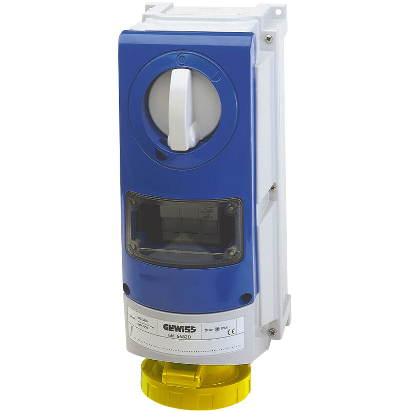 

B.USOS SEV. 2P+T 16A 110V CBF IP66 GW66951 - Gewiss