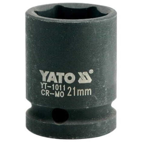 BUSSOLA A IMPATTO YATO 1/2" CORTA A 6 PUNTE 21 mm