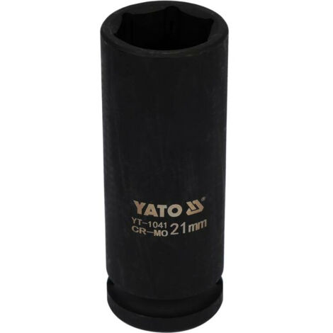 BUSSOLA A IMPATTO YATO DA 1/2" A 6 PUNTE LUNGA 21 mm