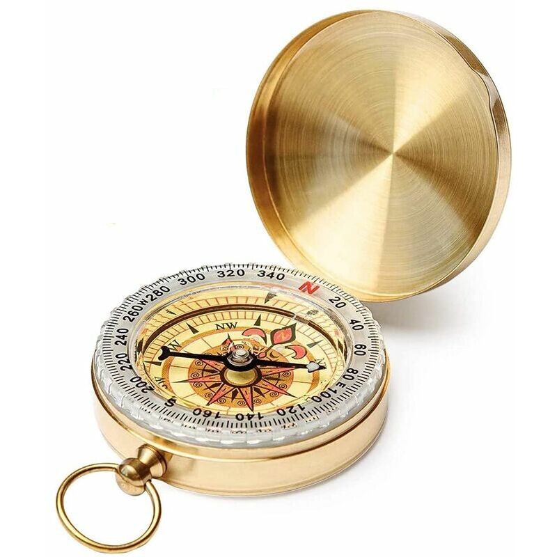 Volavo - Bussola, bussola da campeggio in metallo