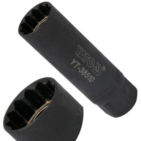 Bussola chiave sottile poligonale m14 candele citroen peugeot mini cooper