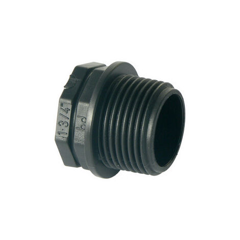 Bussola di riduzione in pp nero 1"x1/2"