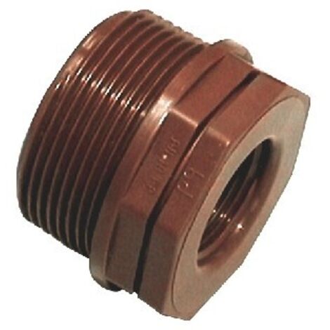 BUSSOLA DI RINFORZO IN PP MARRONE 1"X3/4"