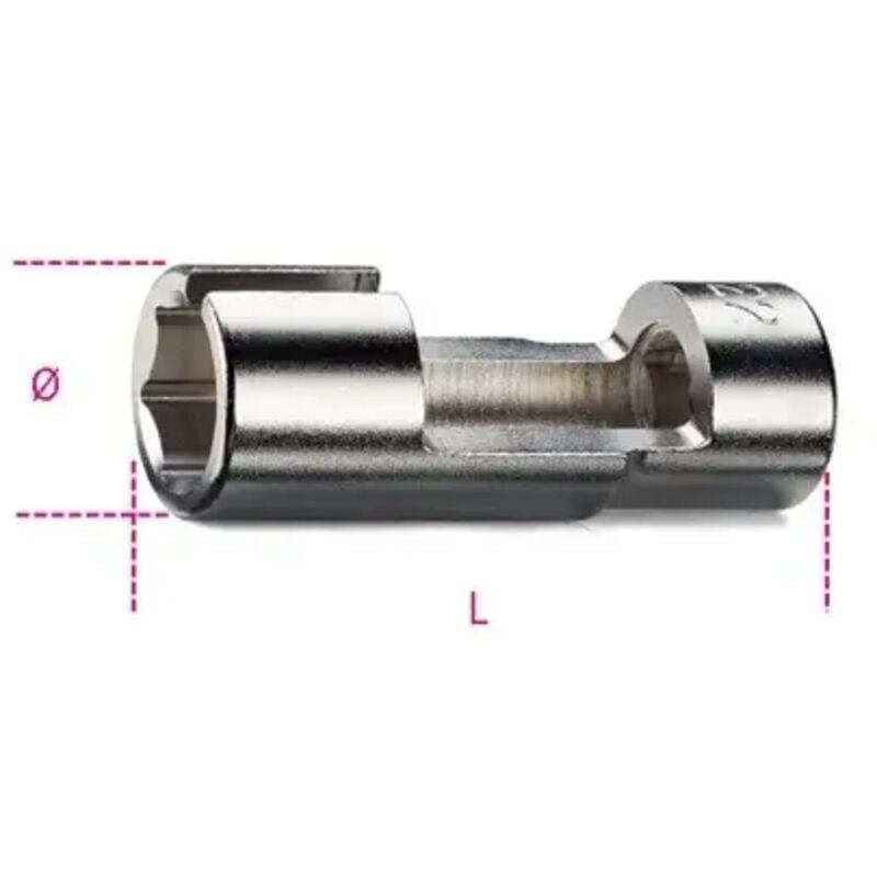 Beta - Douille hexagonale pour sonde lambda 1/2 960sl - 22x85