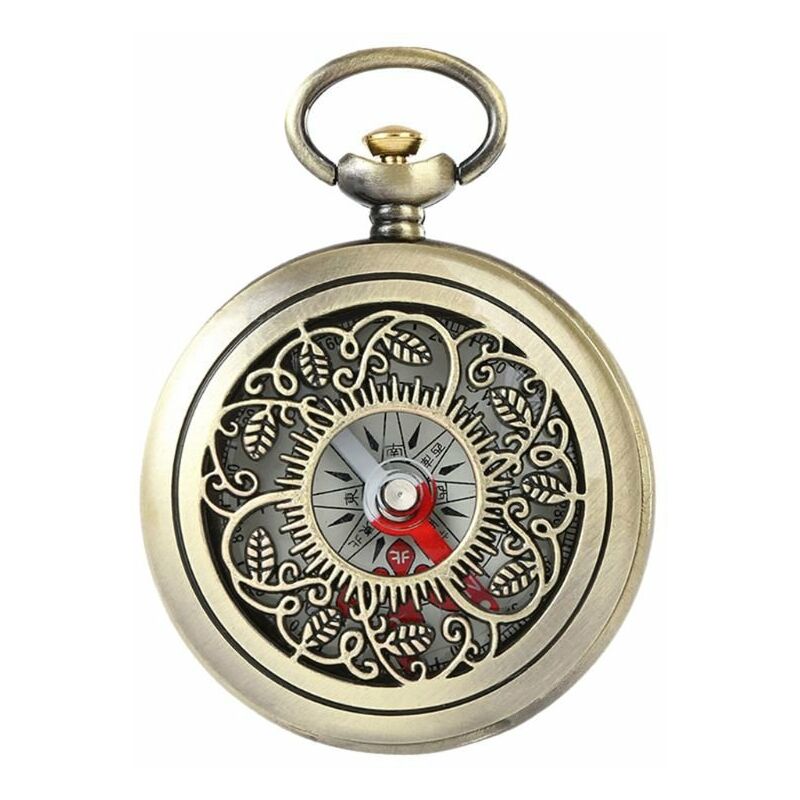 Bussola in bronzo vintage Orologio da tasca Design...