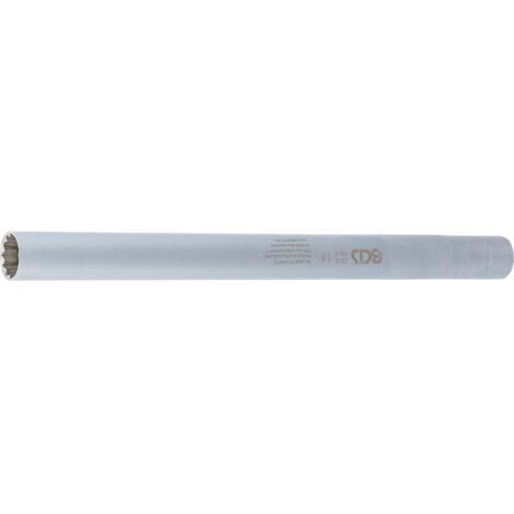 Bussola per candele, poligonale, extra lungo  10 mm (3/8")  16 mm