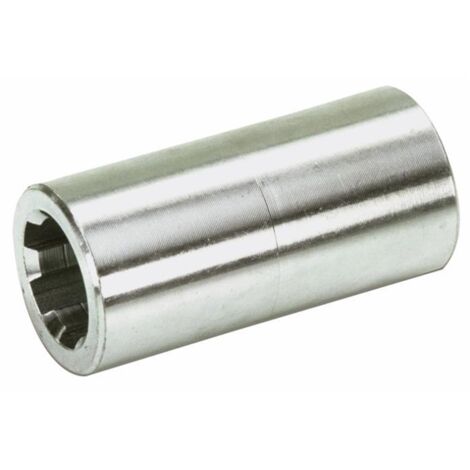 Bussola scanalata con profilo interno 1"3/8 con 6 scanalature e lunghezza 80mm