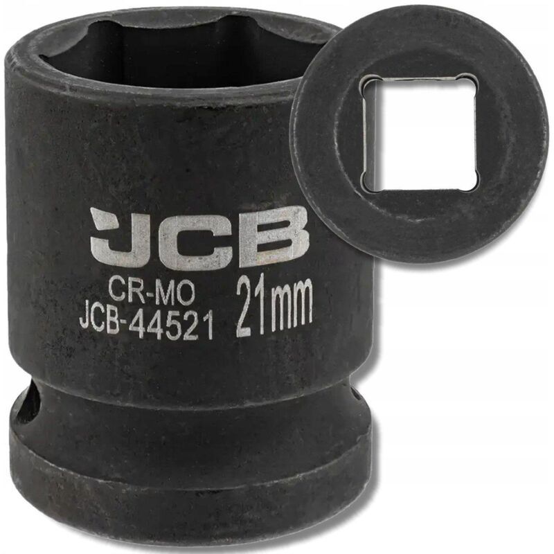 Bussole a impatto JCB cromo 21 mm 6 punti acciaio