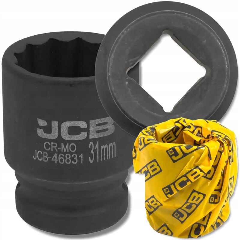 Bussole a impulso JCB metallo lucido 31 mm acciaio cromo molibdeno