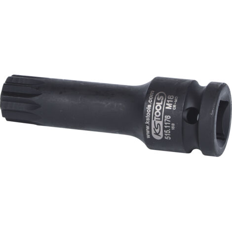 Bussole a scatto corta 1/2'' XZN®, M18 - L. 75 mm