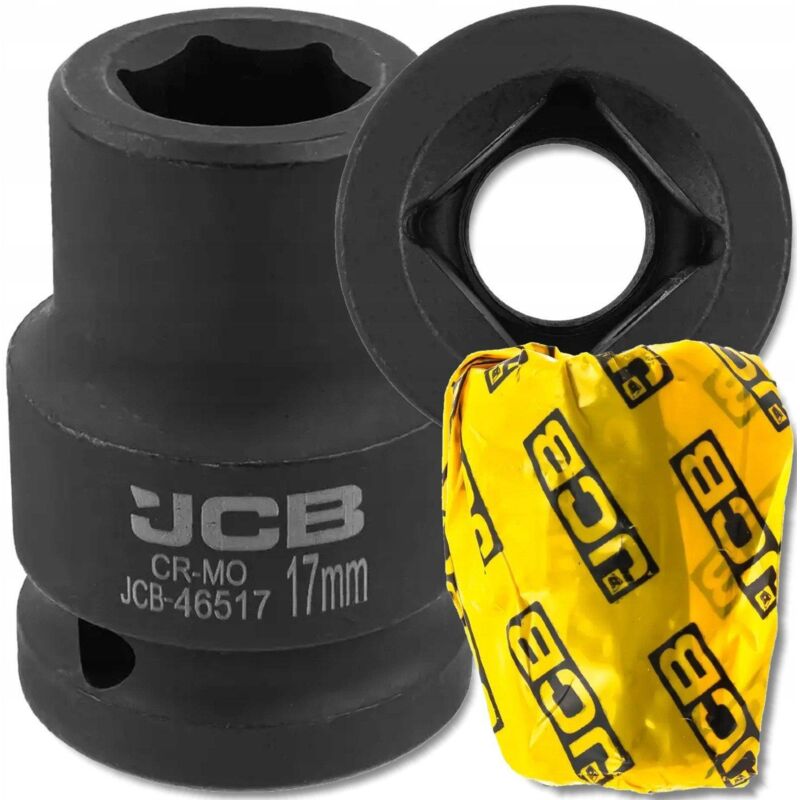 Bussole a urto JCB nero 17 mm Cr Mo resistente