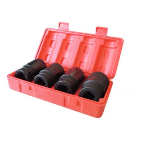 BUSSOLE BOCCOLE ESAGONALI PER PISTOLA AVVITATORE PNEUMATICO 4 PZ 1/2'' 30 A 36MM