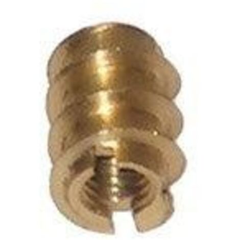 BUSSOLE CON TAGLIO PER GIRAVITE IN OTTONE LUCIDO M6 - 4 PZ.