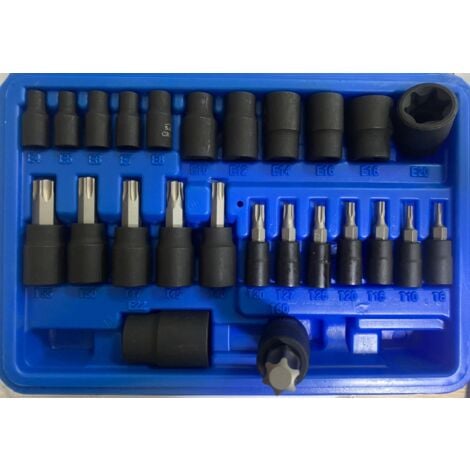 Bussole a profilo TORX femmina attacco 1/4 Beta 900FTX da E4 a E14