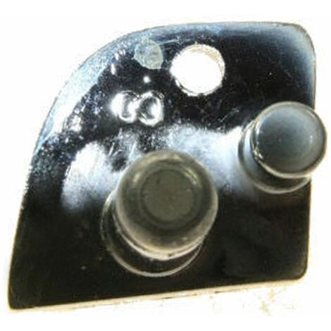 Bussolina chiusura porta destra cromata originale - Frigorifero, congelatore - ARISTON HOTPOINT HOTPOINT - 3058333662894218076