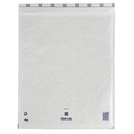 Busta in Bubble Wrap Sigillata Sealed Air, Colore Bianco, Confezione da 50 pezzi - Modello MQ02010