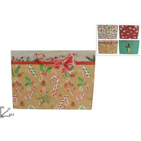 BUSTA REGALO LECCA LECCA 4 ASS 45.5X33X12CM PREZZO CADUNO