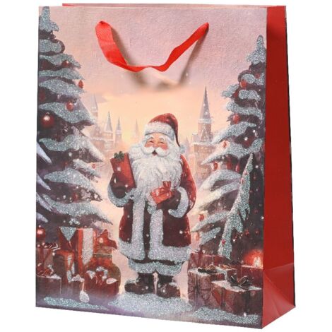 Busta regalo natalizia 12x30x42