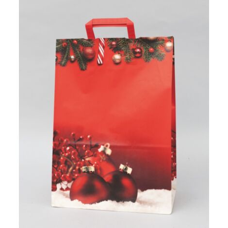 Busta regalo rossa 36x41 cm