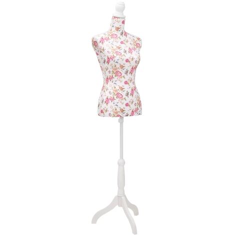 vidaXL Buste de Couture en Lin  Mannequin Plusieurs Couleurs Multi-modèle
