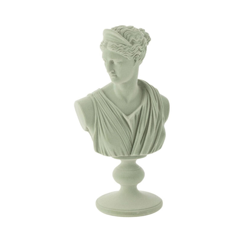 Paris Prix - Buste Femme 'Grecque' 33cm Menthe