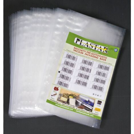 Buste Goffrate 15X25 Cm Per Sottovuoto 25 Pz - 40 Cf