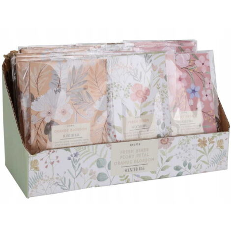 Bustina profumata per interni 14 cm, 3 tipi di fragranza