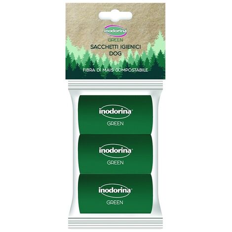 Bustine di bio verdi, 3 bustine
