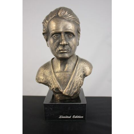 Busto de Maria Skłodowska-Curie en mármol, estatuilla de una persona famosa, decoración para oficinas, escuelas y hoteles de Art-Dog