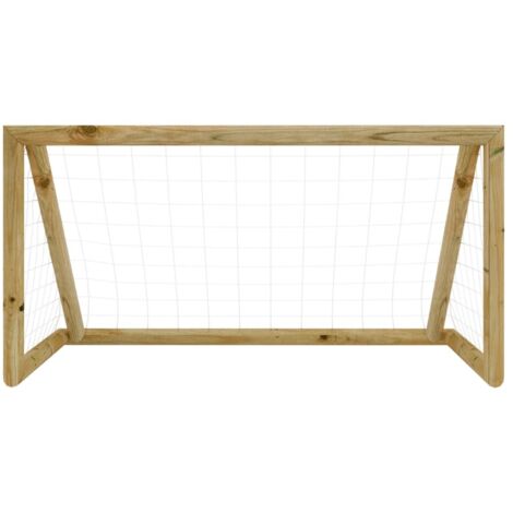 But de football avec filet 160x80x100 cm Bois de pin imprégné CFW594994