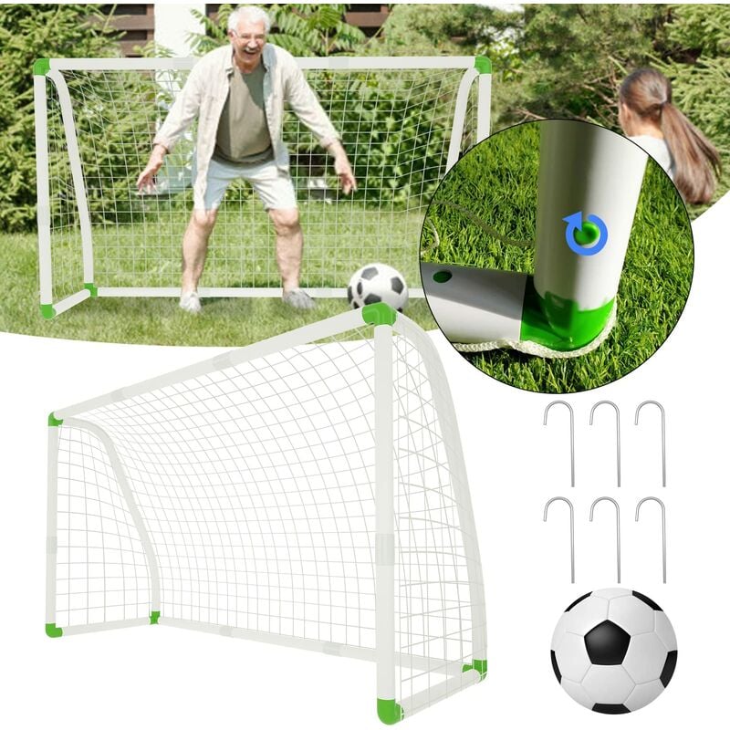 But de football en pvc jouet de jardin extérieur, rebondeur pour football, but de football extérieur pour tous les temps, facile à transporter et à