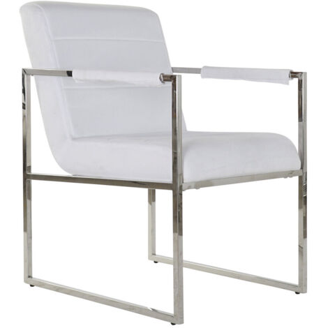 Butaca Acero Poliester 75X57X92 Blanco