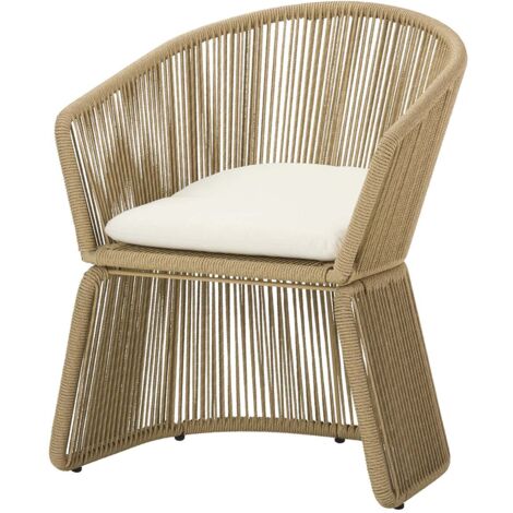 Butaca Ratan Sintetico Natural 59X68X83 Cm