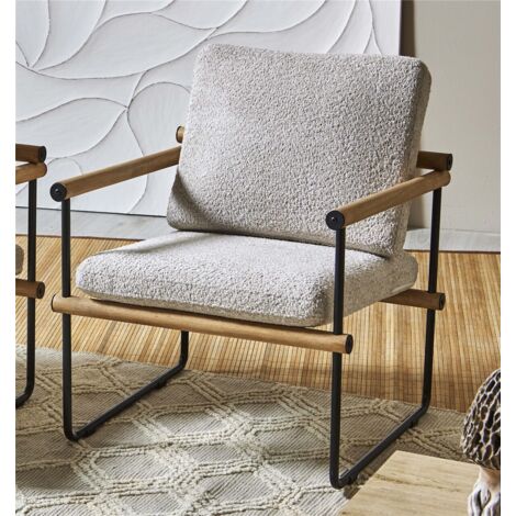 Butaca Shakir Rizo Suave Beige 68X77X83 Cms