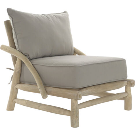 Butaca Teca Poliester 82X80X73 Gris Claro