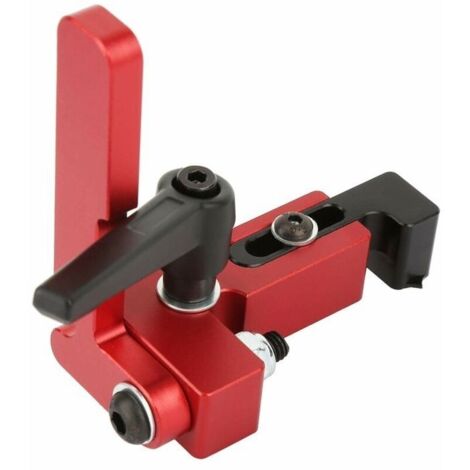 Bute de Rail dOnglet en Acier Alliage Outil de Travail du Bois Type 75 pour Limite de Longueur Prcise PZCC
