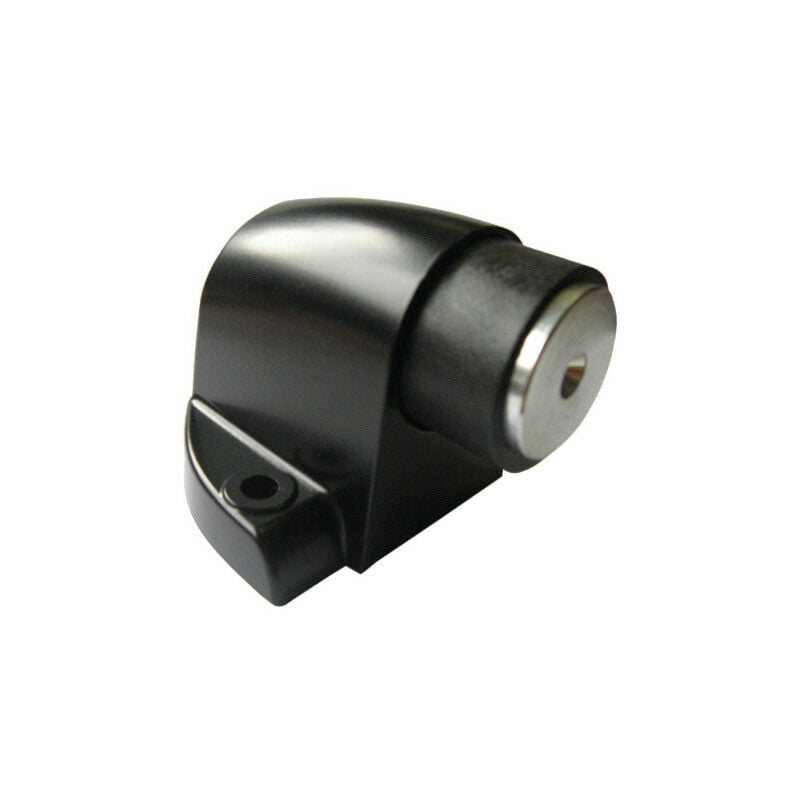 Vachette - Butée à ressort + aimant pour porte lourde Noir 120 Noir a visser