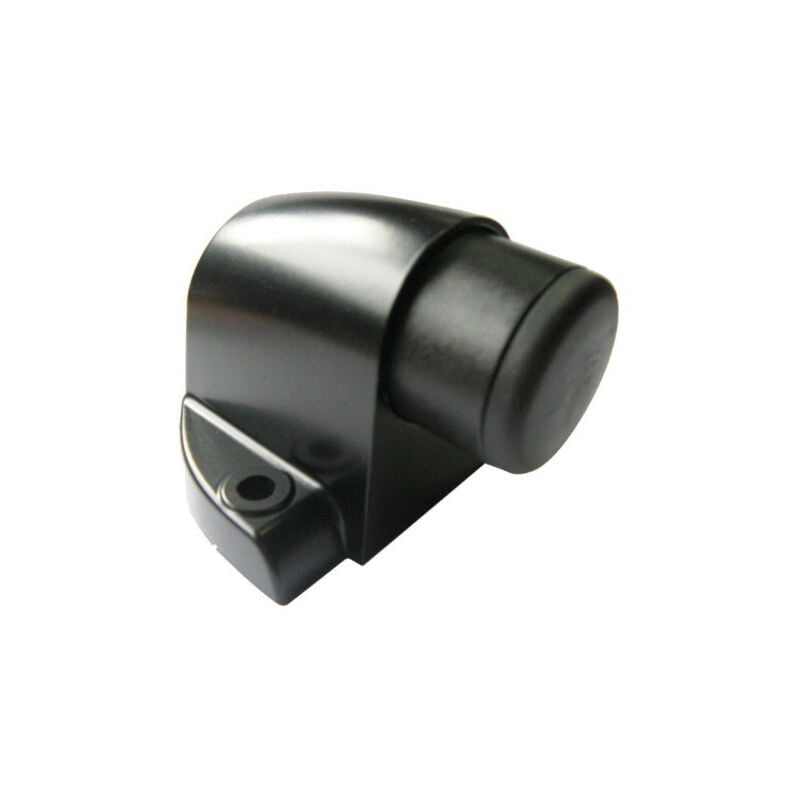 Vachette - Butée à ressort seul pour porte lourde Noir Noir a visser