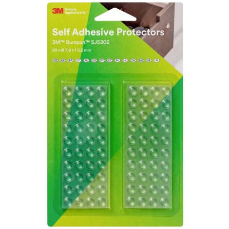 Butée adhésive Adhésif 3M Hémisphérique 7.94mm en PUR ( Prix pour Paquet de 80 )