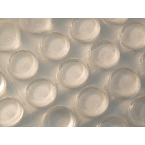 Butée autocollante sur plaquette diamètre 10mm épaisseur 3mm translucide - CIVIC INDUSTRIE – 09611022