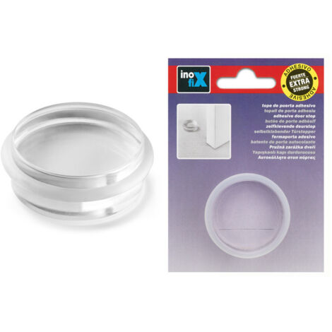 Butee Cylindrique Transparente Avec Adhesif Extra Fort (BLISTER) Inofix