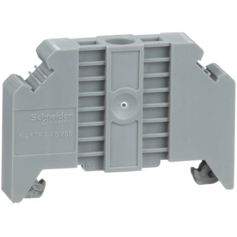 Butée d'arrêt à visser sur rail DIN 35mm largeur 95mm marquable SCHNEIDER NSYTRAABV35