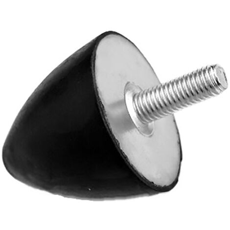 Butée d'arrêt RS PRO M16 Ø 100mm en Caoutchouc ( Prix pour Paquet de 4 )