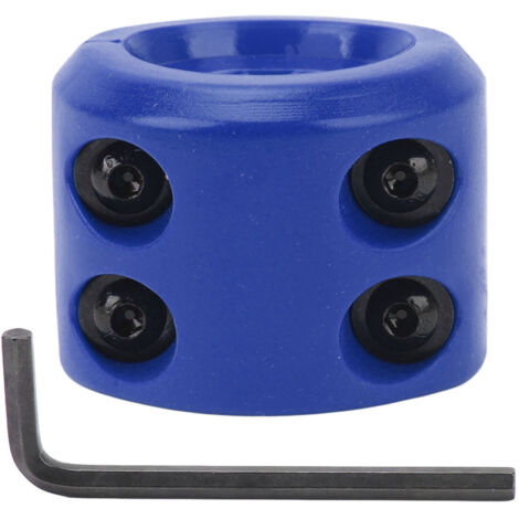 Butée de câble de treuil en caoutchouc avec clé hexagonale pour VTT, UTV, SUV, camions, véhicules tout-terrain, bleu