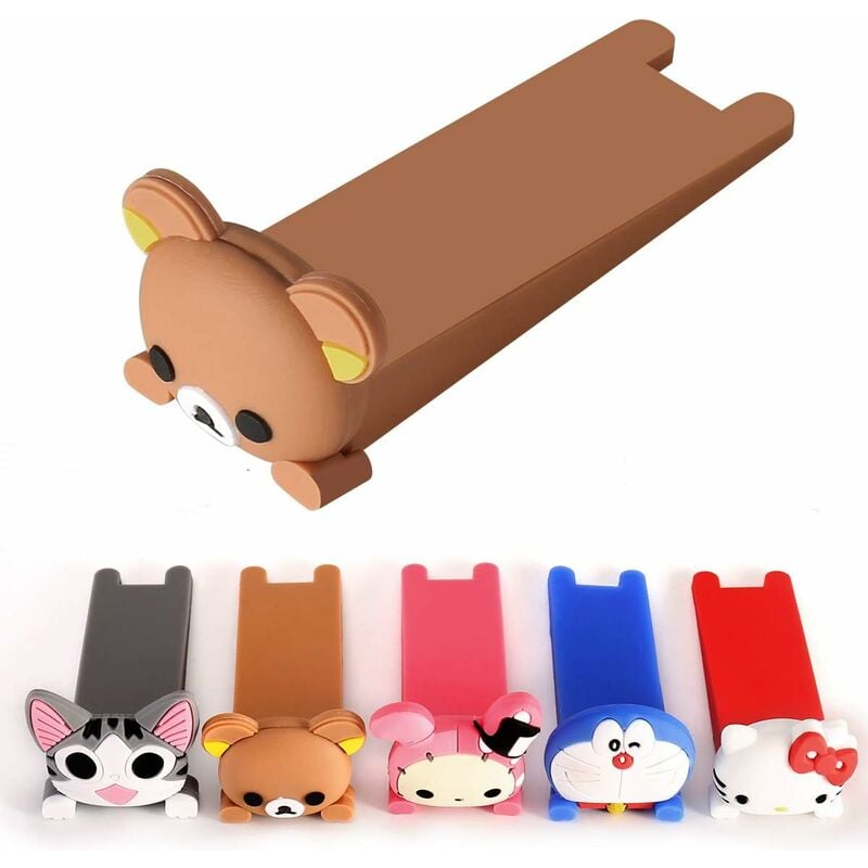 Butée de porte avec animal en caoutchouc, butée de porte dômestique, antidérapante, cale de porte silencieuse, adaptée pour chambre d'enfant, salle