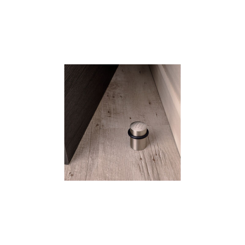 Butée de porte en laiton Nickel mat, VALIA