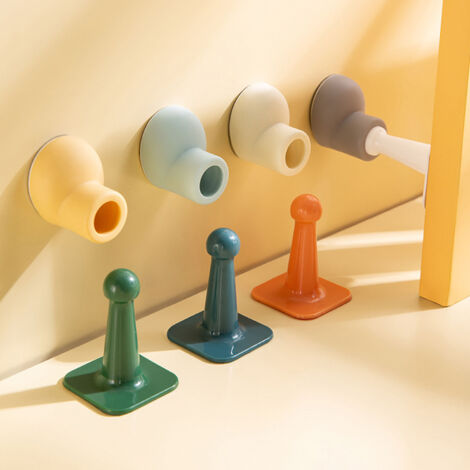 Butée de porte en silicone avec protection anti-collision (1 pièce)